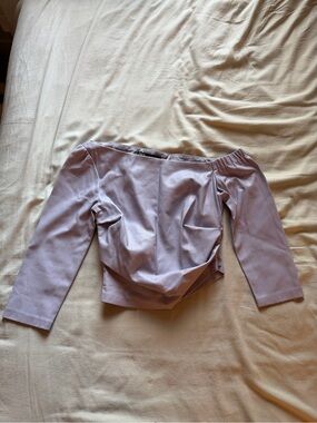 Lavender Off-Shoulder Top - Zara